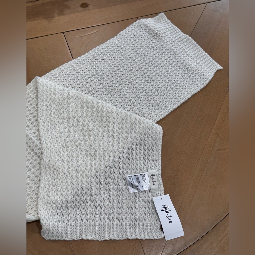 Style & Co Women's Rib Solid Scarf - Picture 3 of 5